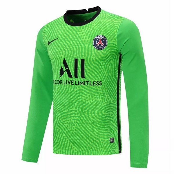 Trikot Paris Saint Germain ML Torwart 2020-21 Grün Fussballtrikots Günstig